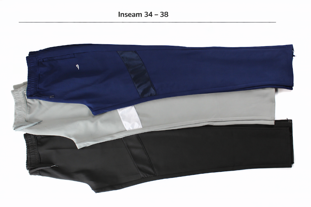 BL Tall Training Pants in Navy, Gray, and Black